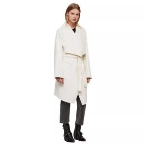 AllSaints Adalee Coat - White Cream, Medium